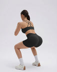 Double Strappy Sports Bra Workout Sets-SUUKSESS-SUUKSESS