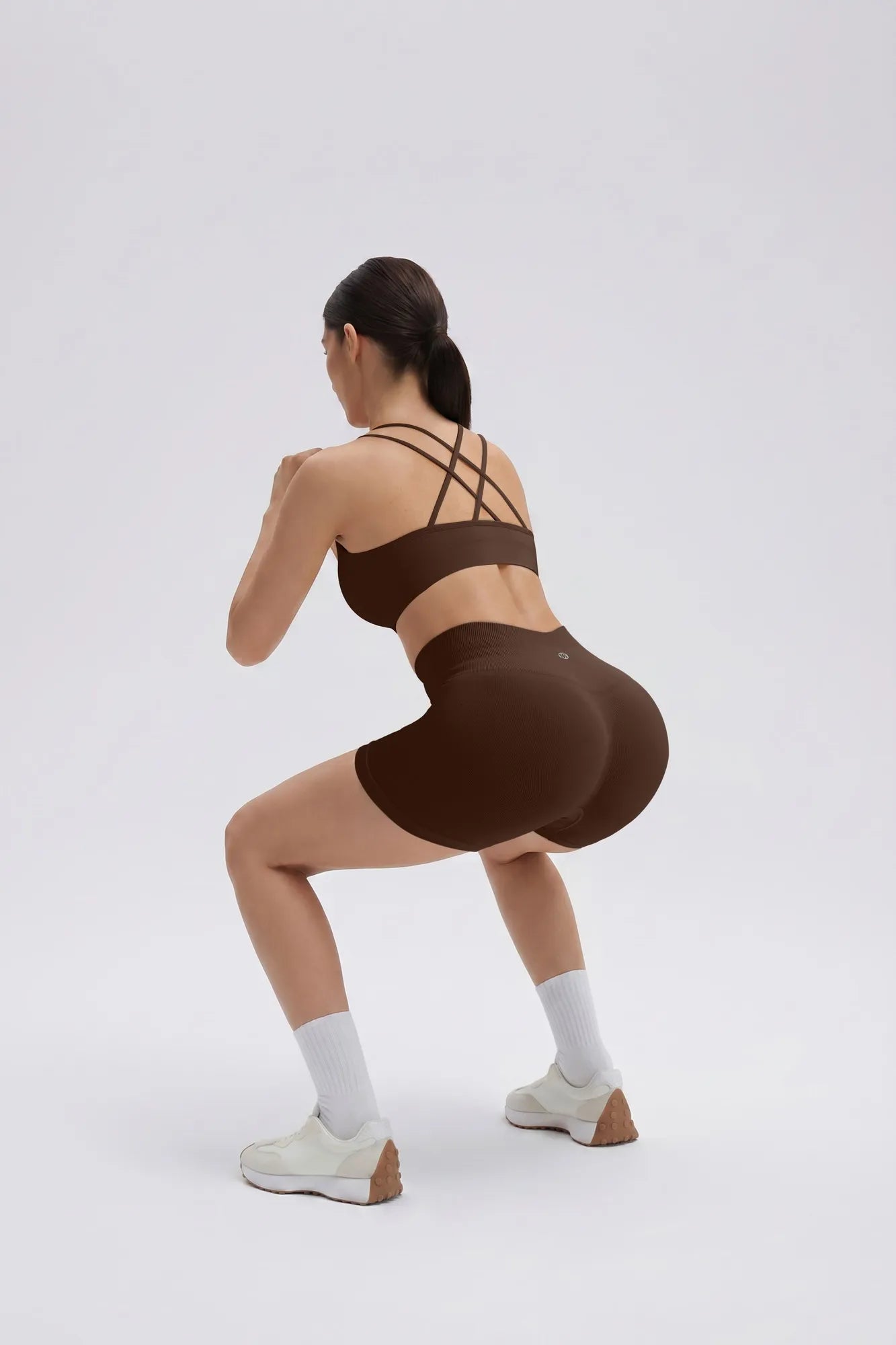 Double Strappy Sports Bra Workout Sets-SUUKSESS-SUUKSESS