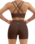 Double Strappy Sports Bra Workout Sets-SUUKSESS-SUUKSESS