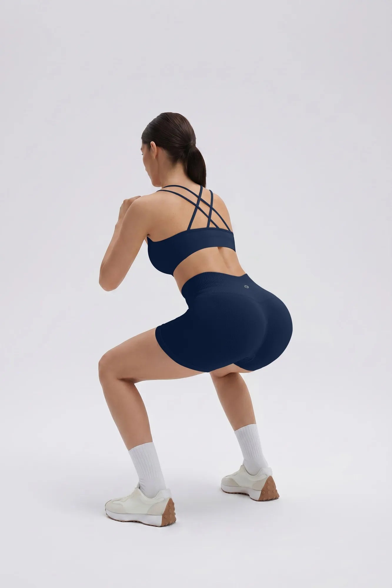 Double Strappy Sports Bra Workout Sets-SUUKSESS-SUUKSESS