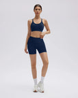 Double Strappy Sports Bra Workout Sets-SUUKSESS-Navy-XS-SUUKSESS