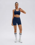 Double Strappy Sports Bra Workout Sets-SUUKSESS-SUUKSESS