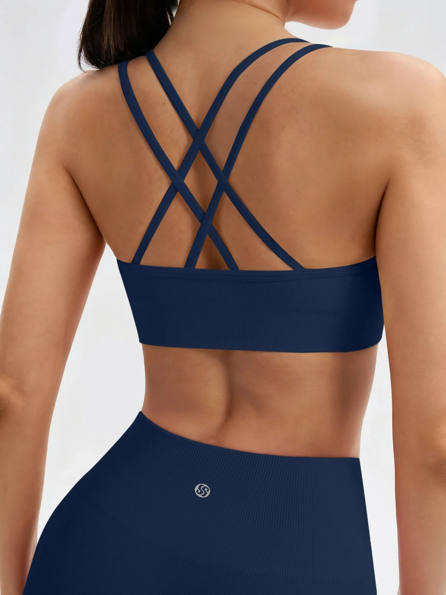 Double Strappy Sports Bra Workout Sets-SUUKSESS-SUUKSESS