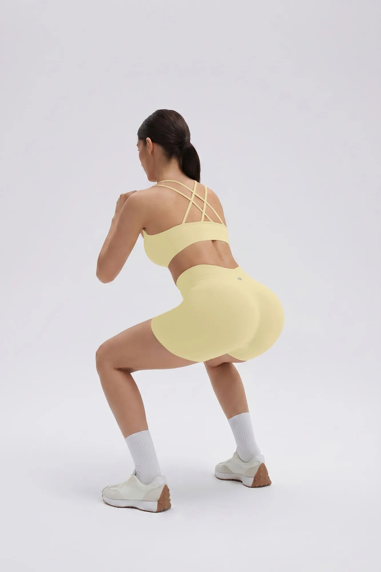 Double Strappy Sports Bra Workout Sets-SUUKSESS-SUUKSESS