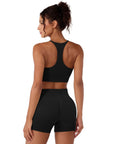 Racerback Sports Bras Workout Set-SUUKSESS-SUUKSESS