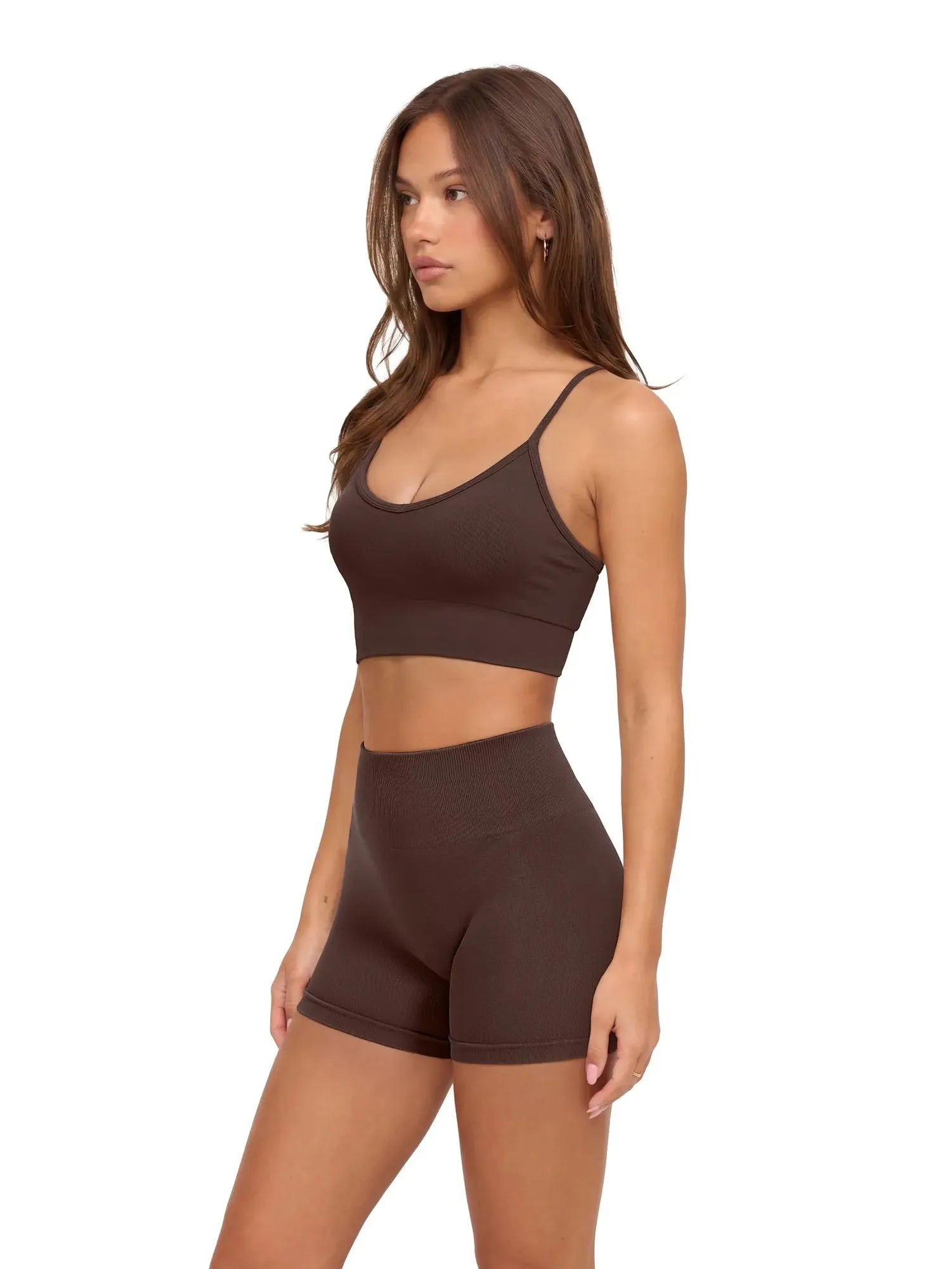 Racerback Sports Bras Workout Set-SUUKSESS-SUUKSESS