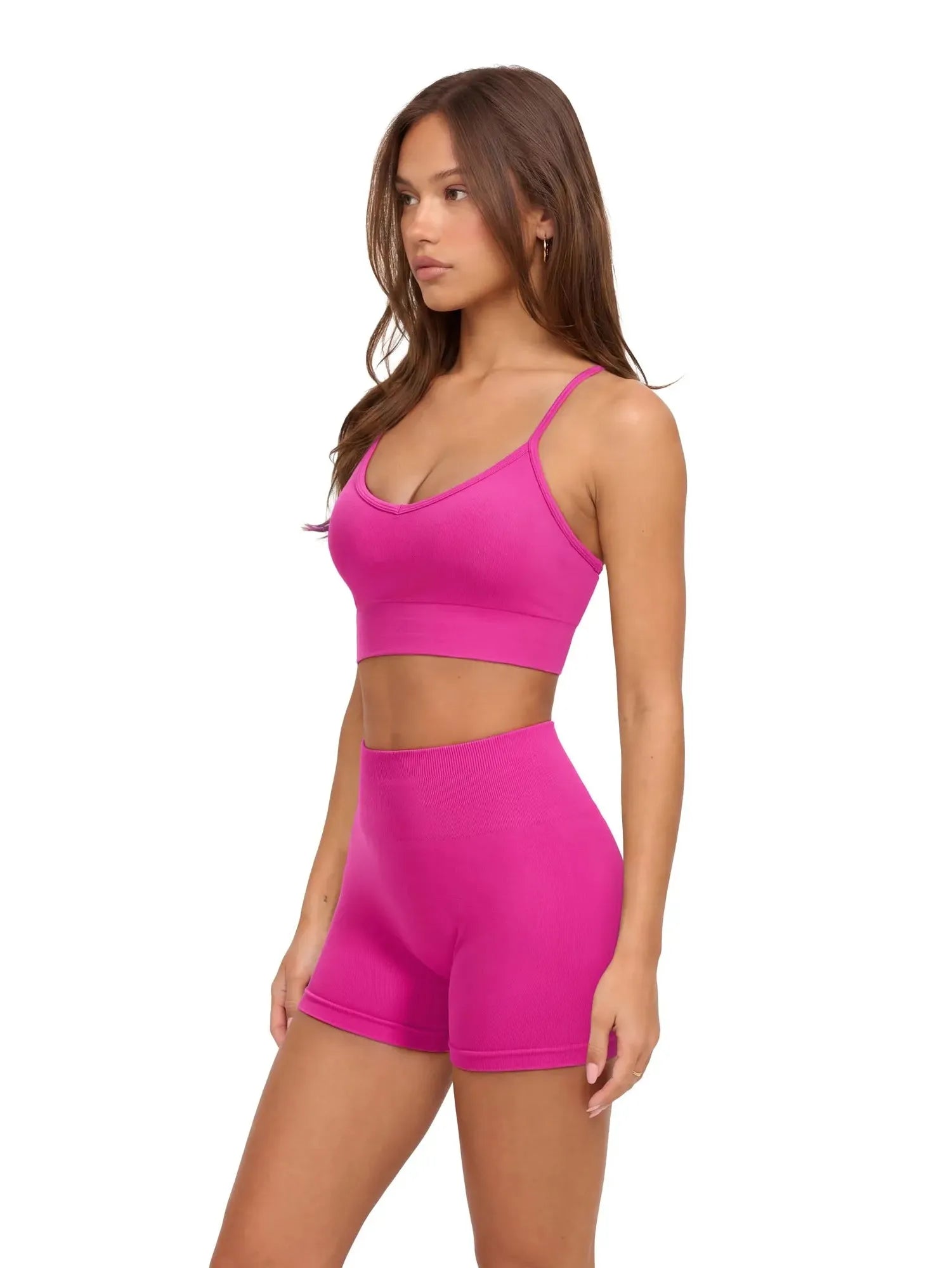 Racerback Sports Bras Workout Set-SUUKSESS-SUUKSESS