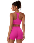 Racerback Sports Bras Workout Set-SUUKSESS-SUUKSESS