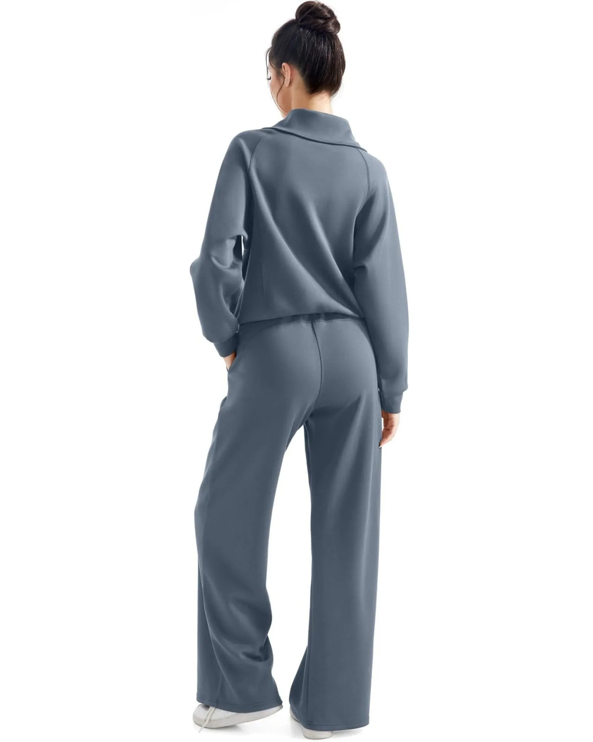 Ensemble de détente en modal avec col demi-zippé