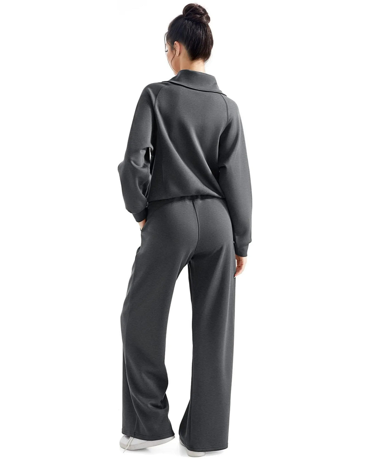 Ensemble de détente en modal avec col demi-zippé