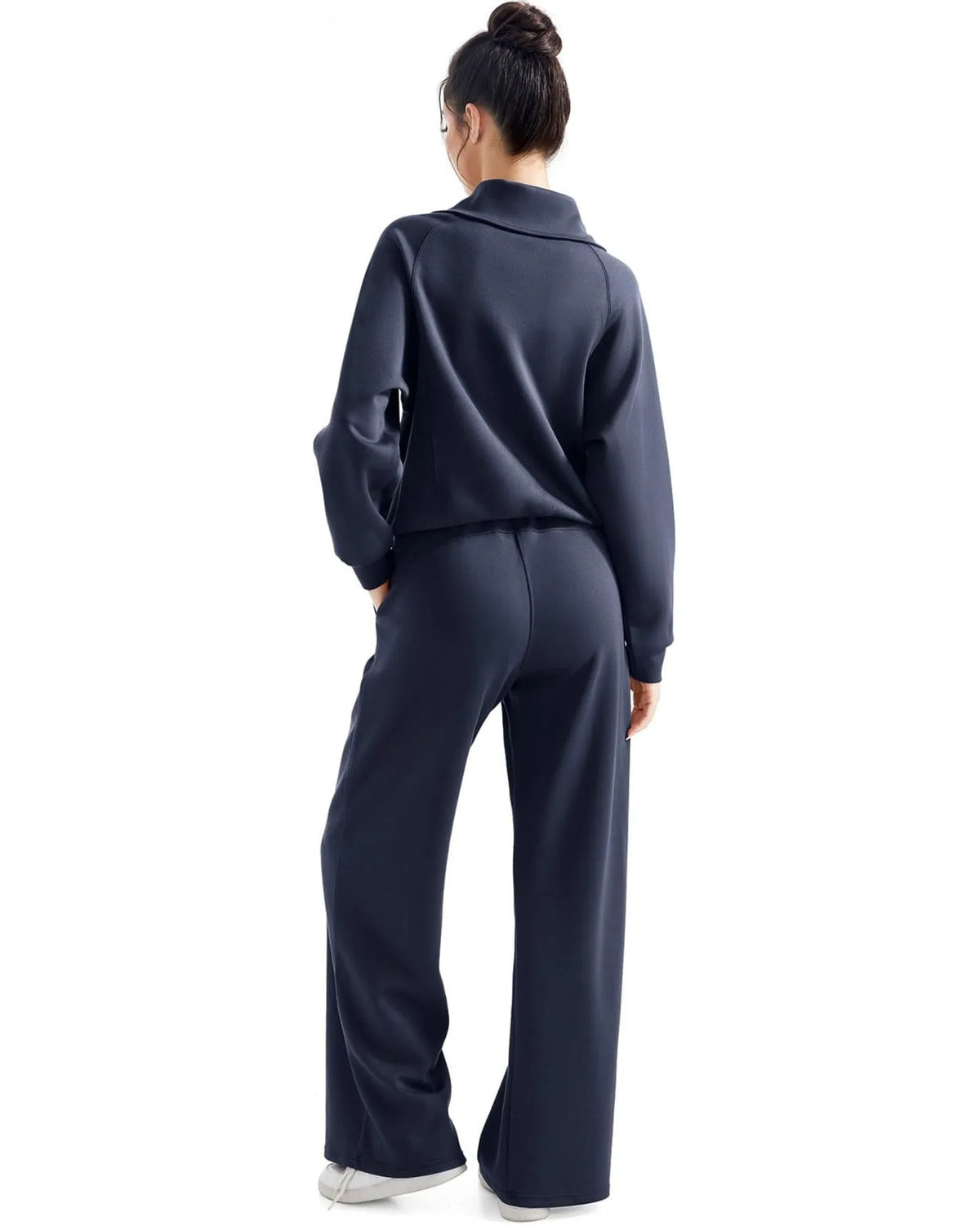 Ensemble de détente en modal avec col demi-zippé