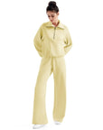 Ensemble de détente en modal avec col demi-zippé