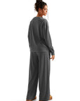 Ribbed Pajama Set-SUUKSESS-SUUKSESS