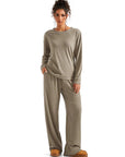 Ribbed Pajama Set-SUUKSESS-SUUKSESS