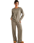 Ribbed Pajama Set-SUUKSESS-SUUKSESS