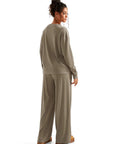 Ribbed Pajama Set-SUUKSESS-SUUKSESS