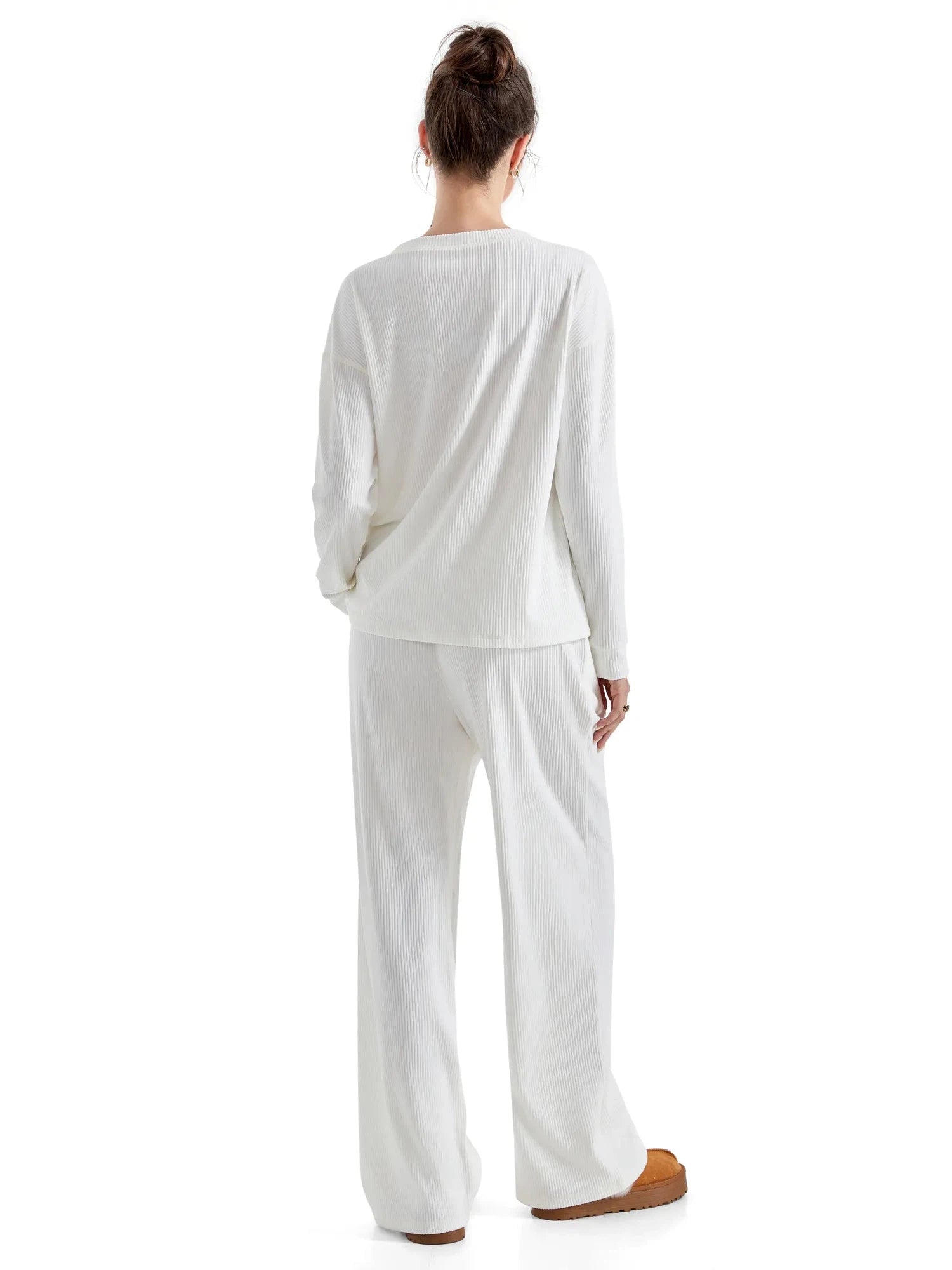 Ribbed Pajama Set-SUUKSESS-SUUKSESS