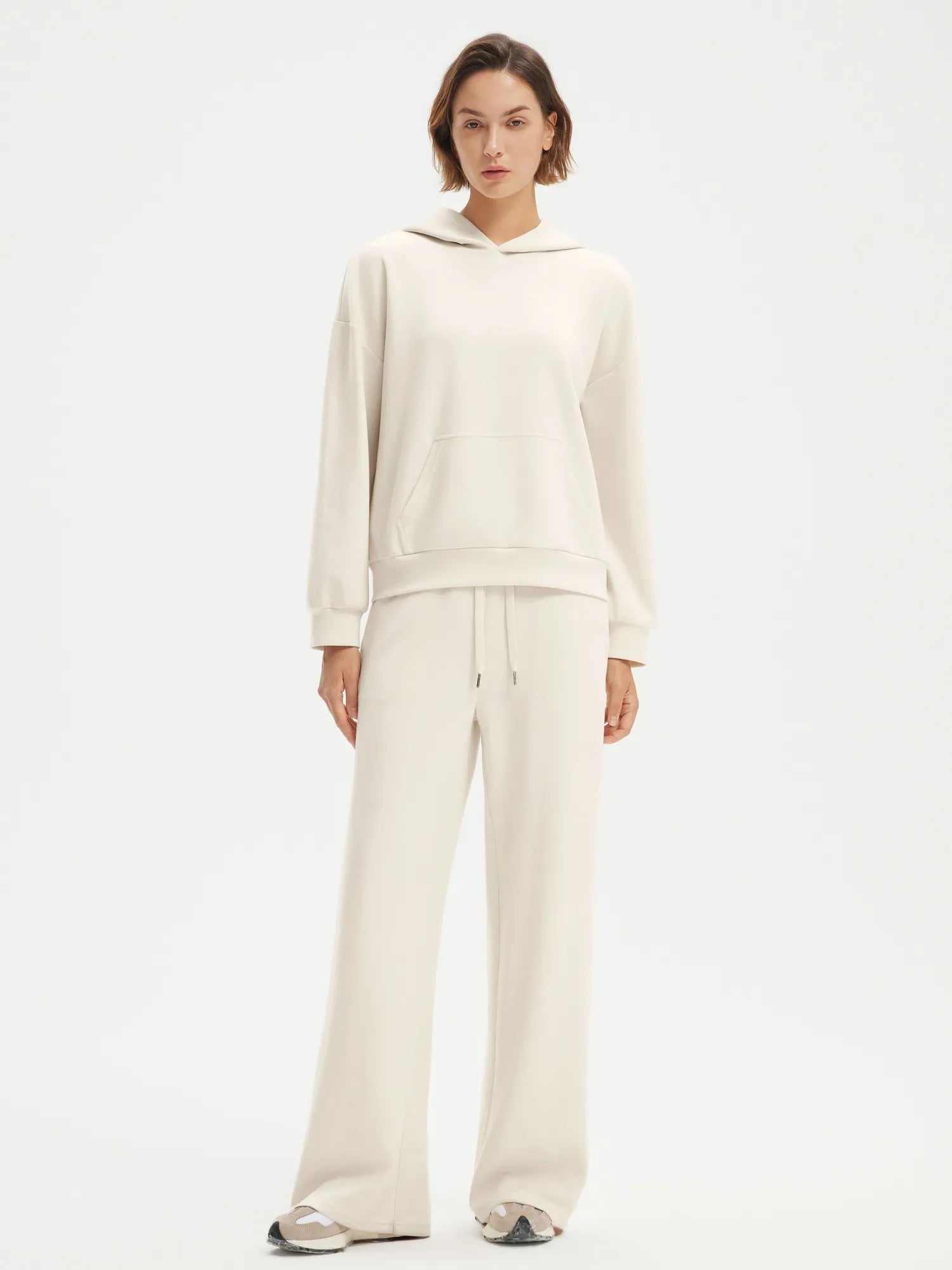 SUUKSESS Women 2 Piece Sets 2025 Oversized Hoodie Sweatshirt Wide Leg Sweatpants-SUUKSESS-SUUKSESS