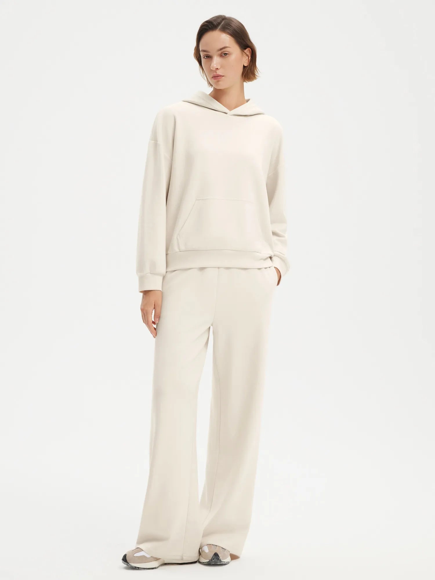 SUUKSESS Women 2 Piece Sets 2025 Oversized Hoodie Sweatshirt Wide Leg Sweatpants-SUUKSESS-SUUKSESS