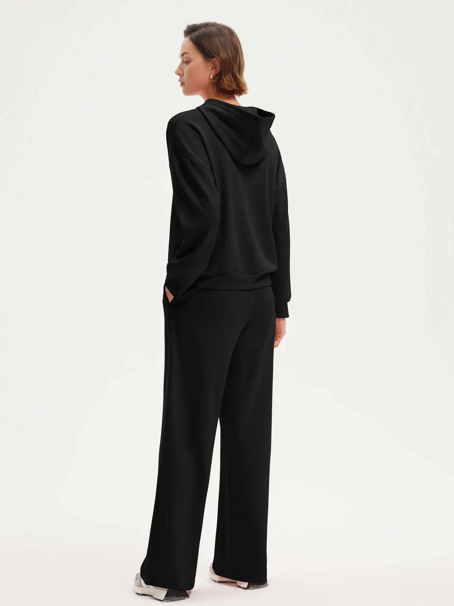 SUUKSESS Women 2 Piece Sets 2025 Oversized Hoodie Sweatshirt Wide Leg Sweatpants-SUUKSESS-SUUKSESS