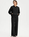 SUUKSESS Women 2 Piece Sets 2025 Oversized Hoodie Sweatshirt Wide Leg Sweatpants-SUUKSESS-SUUKSESS