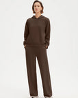 SUUKSESS Women 2 Piece Sets 2025 Oversized Hoodie Sweatshirt Wide Leg Sweatpants-SUUKSESS-SUUKSESS