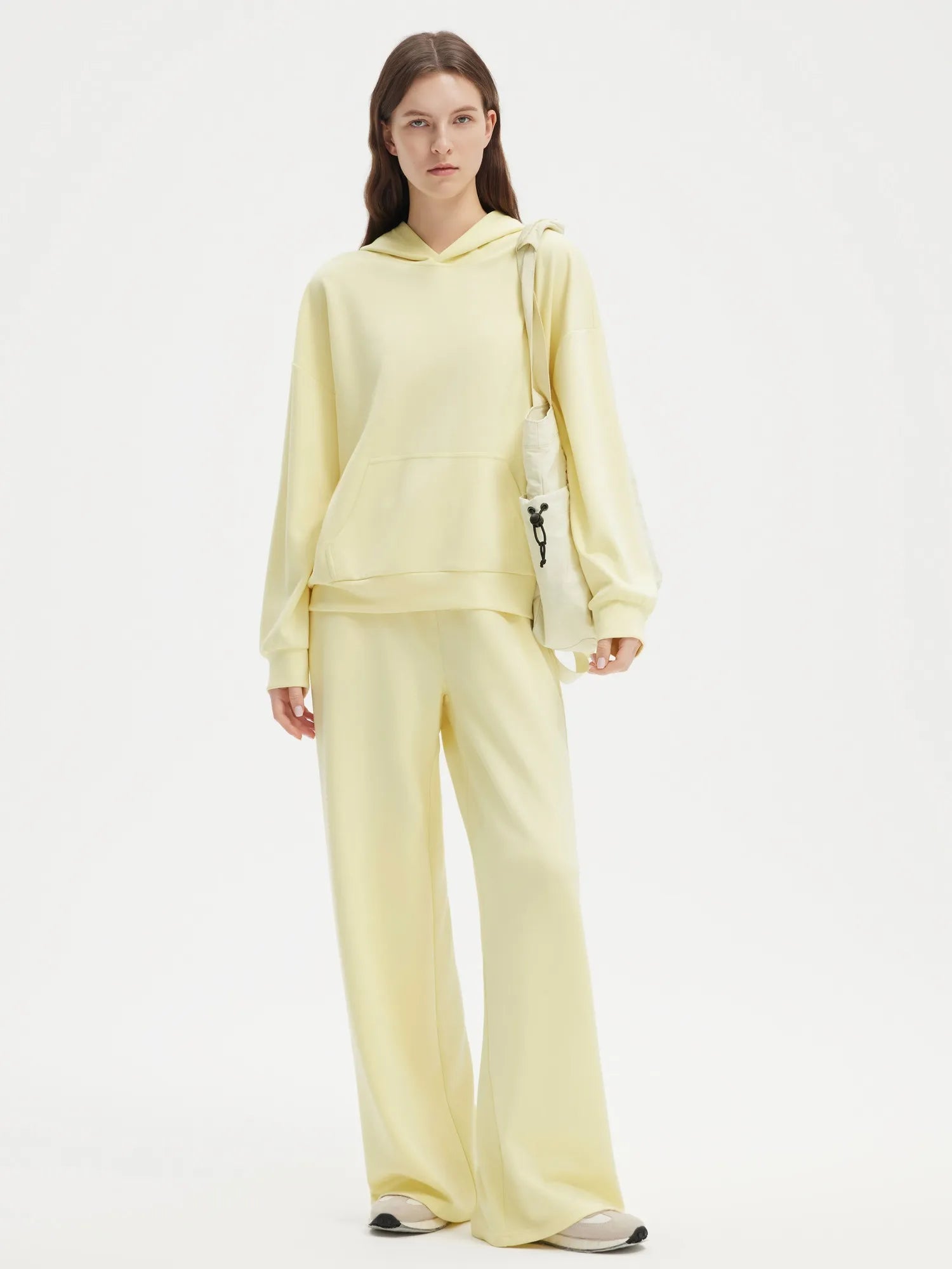 SUUKSESS Women 2 Piece Sets 2025 Oversized Hoodie Sweatshirt Wide Leg Sweatpants-SUUKSESS-Yellow-XS-SUUKSESS