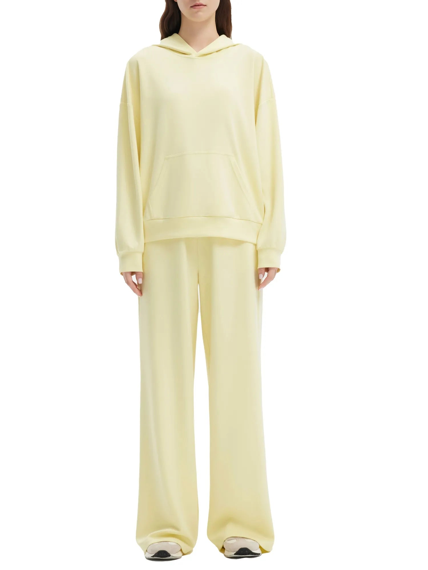 SUUKSESS Women 2 Piece Sets 2025 Oversized Hoodie Sweatshirt Wide Leg Sweatpants-SUUKSESS-SUUKSESS