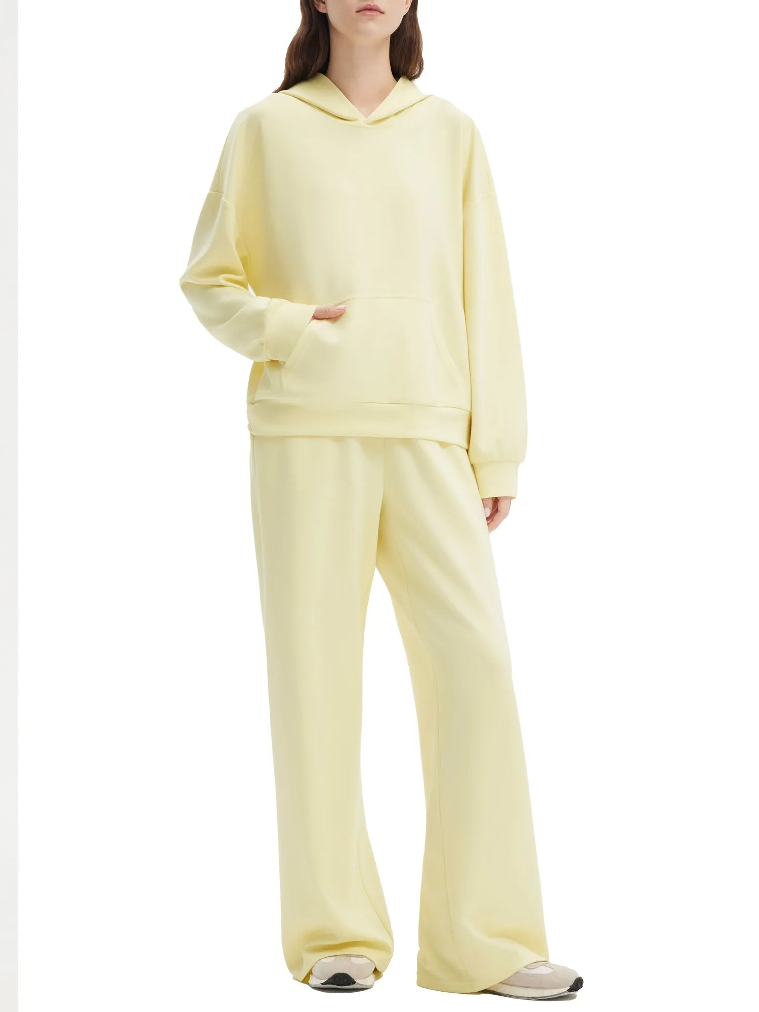 SUUKSESS Women 2 Piece Sets 2025 Oversized Hoodie Sweatshirt Wide Leg Sweatpants-SUUKSESS-SUUKSESS