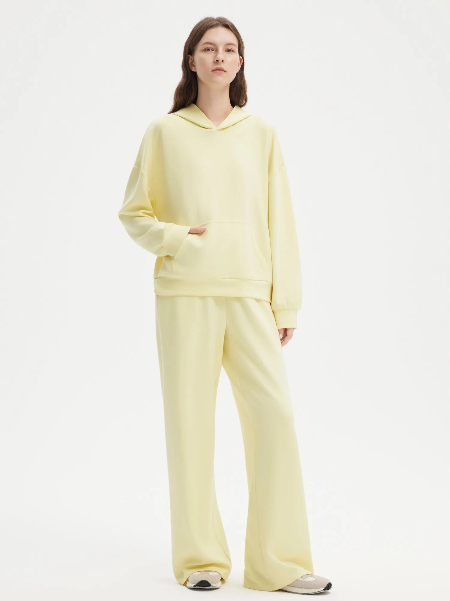 SUUKSESS Women 2 Piece Sets 2025 Oversized Hoodie Sweatshirt Wide Leg Sweatpants-SUUKSESS-SUUKSESS