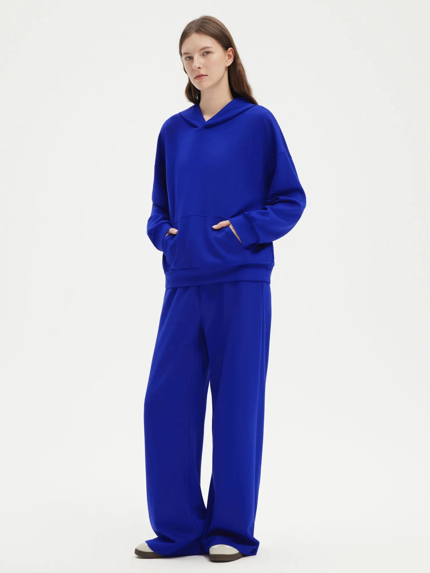 SUUKSESS Women 2 Piece Sets 2025 Oversized Hoodie Sweatshirt Wide Leg Sweatpants-SUUKSESS-SUUKSESS
