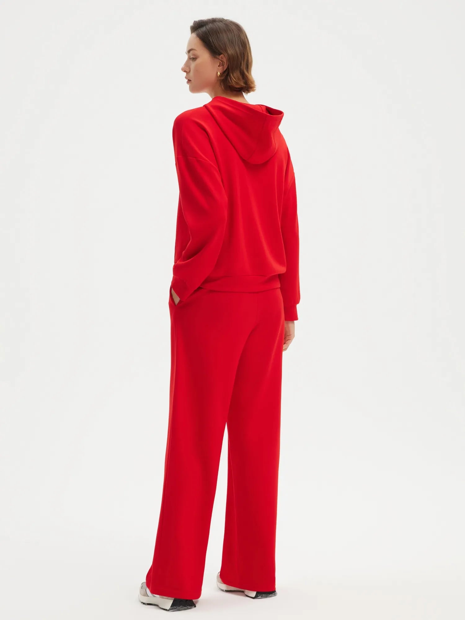 SUUKSESS Women 2 Piece Sets 2025 Oversized Hoodie Sweatshirt Wide Leg Sweatpants-SUUKSESS-SUUKSESS