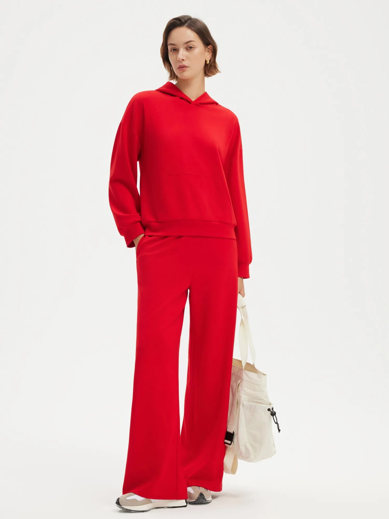 SUUKSESS Women 2 Piece Sets 2025 Oversized Hoodie Sweatshirt Wide Leg Sweatpants-SUUKSESS-SUUKSESS