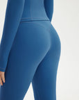 SUUKSESS Women 2 pieces Workout Sets BBL Full Zip Up Jacket High Waist Gym Leggings-SUUKSESS-SUUKSESS