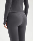 SUUKSESS Women 2 pieces Workout Sets BBL Full Zip Up Jacket High Waist Gym Leggings-SUUKSESS-SUUKSESS