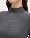 SUUKSESS Women 2 pieces Workout Sets BBL Full Zip Up Jacket High Waist Gym Leggings-SUUKSESS-SUUKSESS