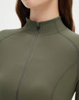 SUUKSESS Women 2 pieces Workout Sets BBL Full Zip Up Jacket High Waist Gym Leggings-SUUKSESS-SUUKSESS