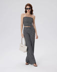 Tube Wide Leg Pants 2 Piece Lounge Set-SUUKSESS-SUUKSESS