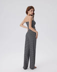 Tube Wide Leg Pants 2 Piece Lounge Set-SUUKSESS-SUUKSESS
