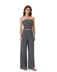 Tube Wide Leg Pants 2 Piece Lounge Set-SUUKSESS-SUUKSESS