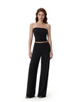 Tube Wide Leg Pants 2 Piece Lounge Set-SUUKSESS-SUUKSESS