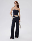 Tube Wide Leg Pants 2 Piece Lounge Set-SUUKSESS-SUUKSESS