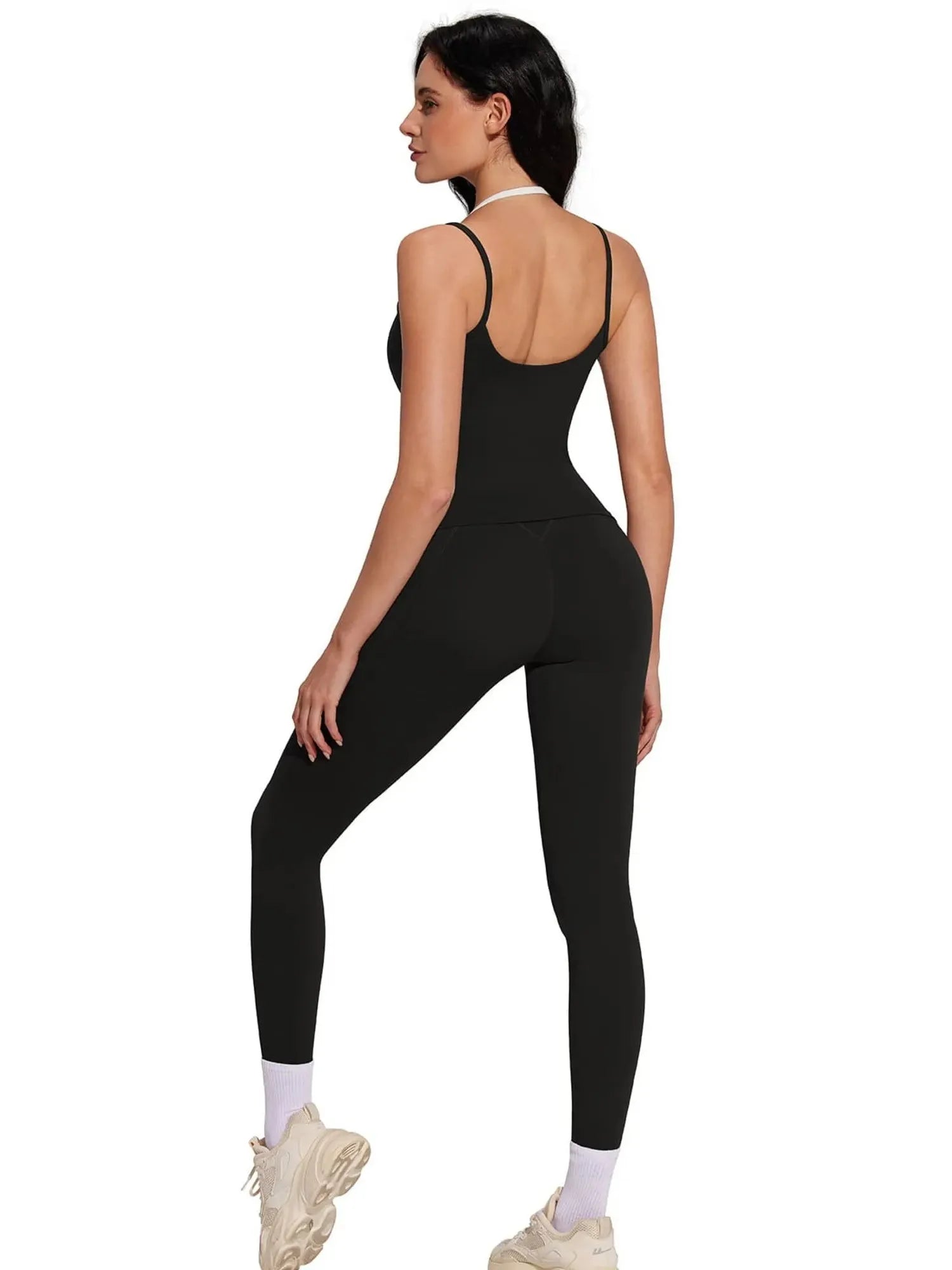 Double Layer Padded Top Leggings Workout Sets-SUUKSESS-SUUKSESS