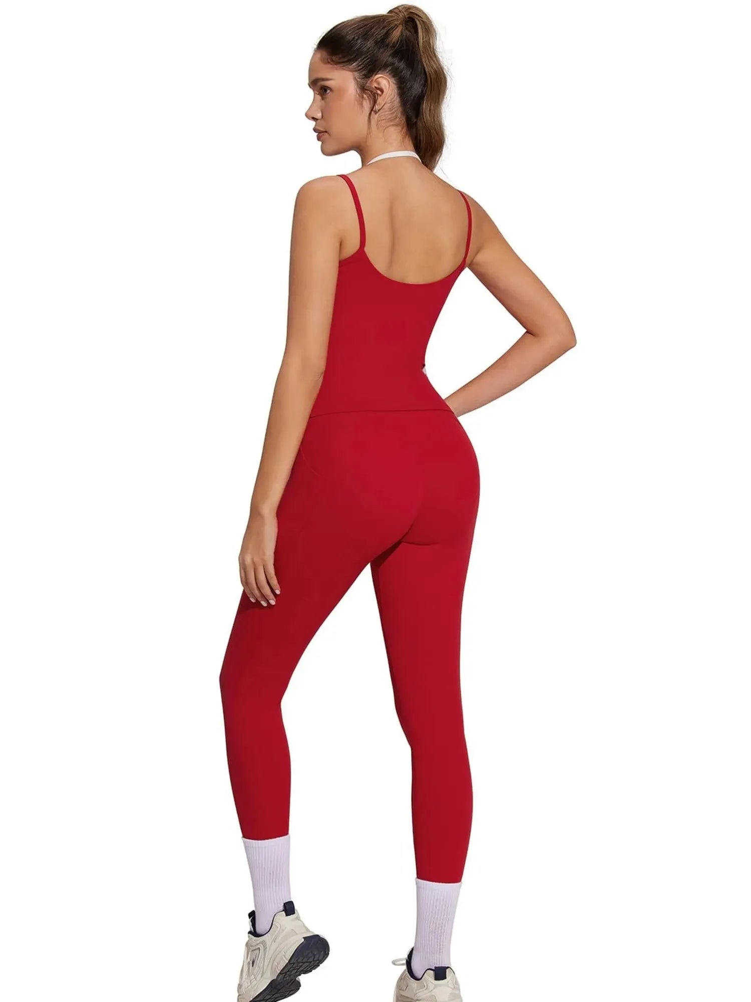Double Layer Padded Top Leggings Workout Sets-SUUKSESS-SUUKSESS