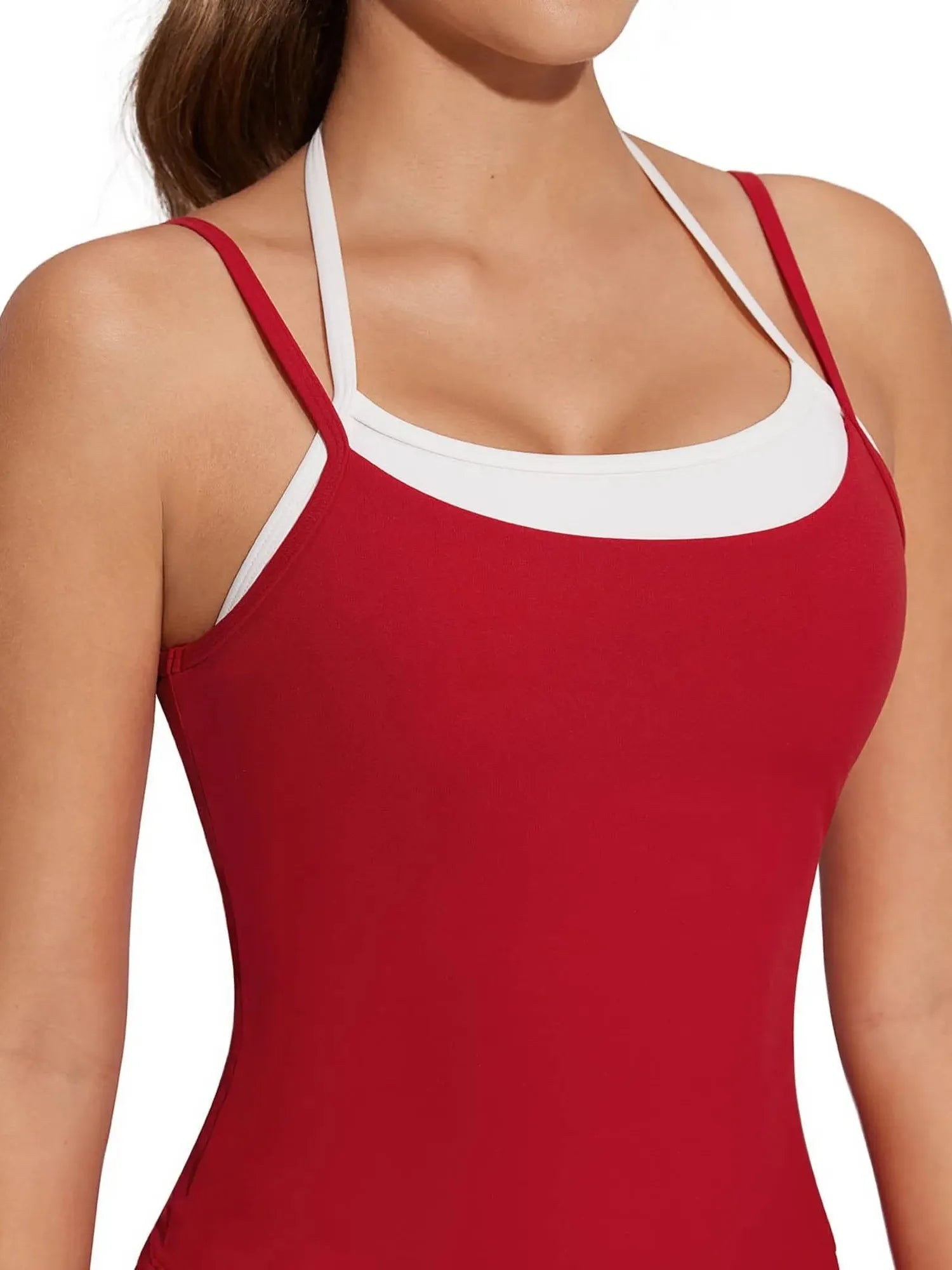 Double Layer Padded Top Leggings Workout Sets-SUUKSESS-SUUKSESS