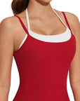 Double Layer Padded Top Leggings Workout Sets-SUUKSESS-SUUKSESS