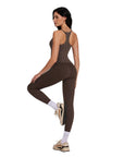 Racerback Compression Legging Workout Set