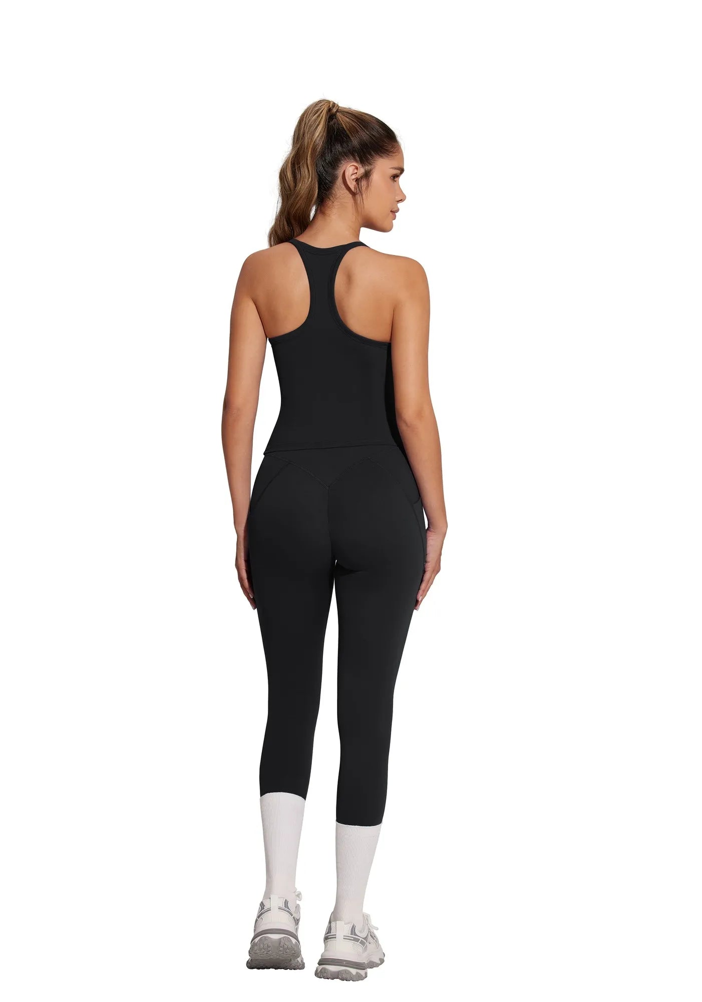 Racerback Compression Legging Workout Set