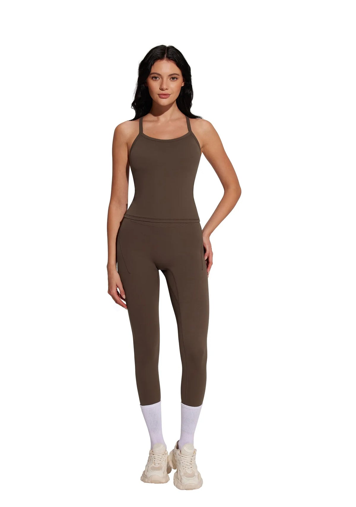 Racerback Compression Legging Workout Set