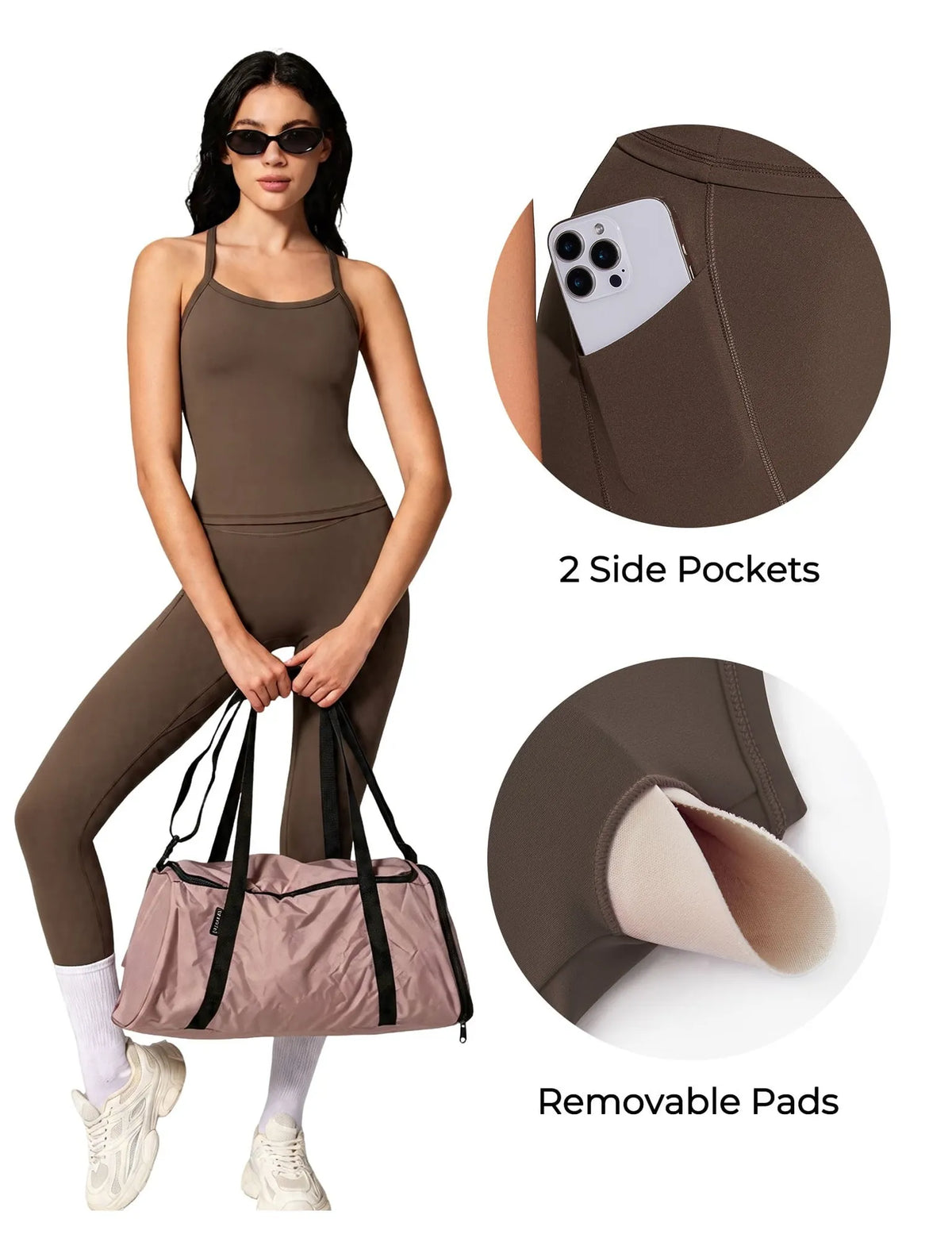 Racerback Compression Legging Workout Set